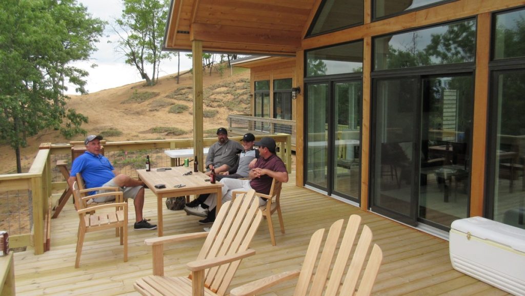 sand valley cabin scene